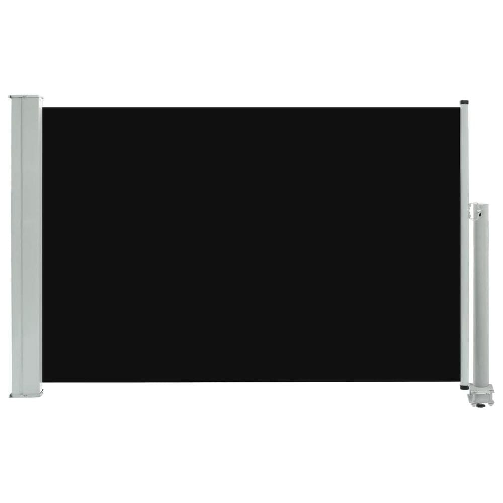 Toldo lateral VidaXL Outdoor Patio Retrátil 60x300cm Preto