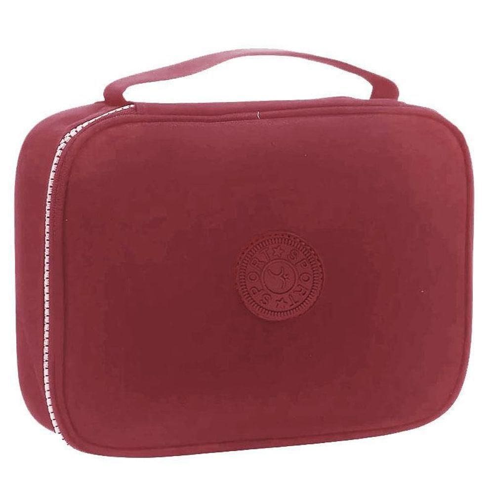 Estojo Escolar Infantil Box Lux 767078 Bordô - Tend