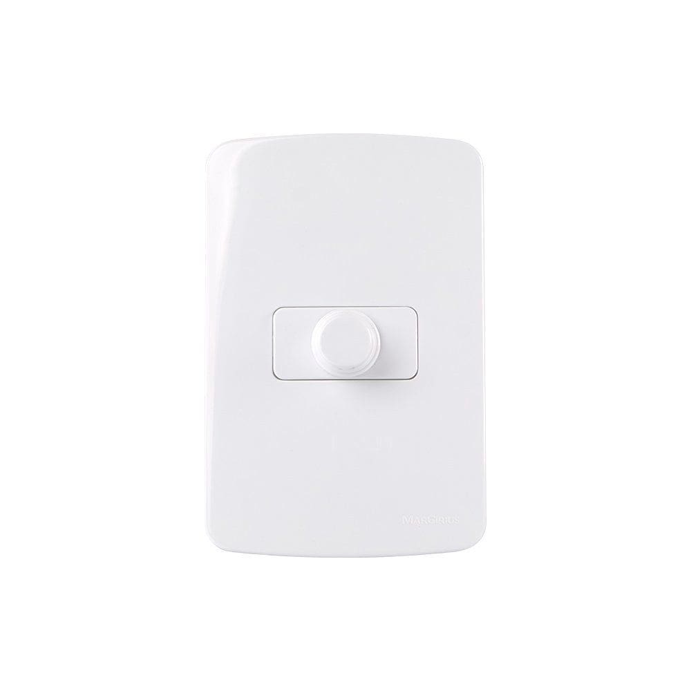 Variador de Luminosidade e Velocidade MarGirius B3 com Placa 4x2 Branco Bivolt