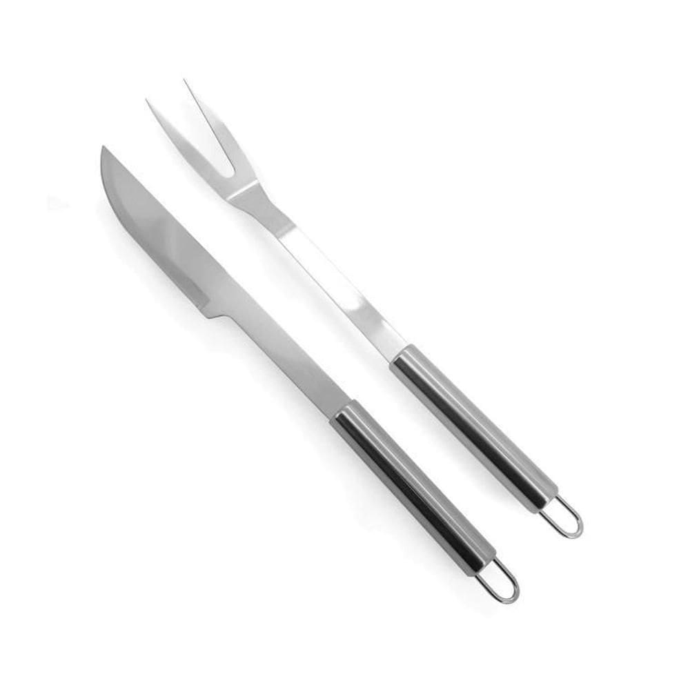 Jogo Para Churrasco 2 Pcs Inox Mimo - Mimo Style