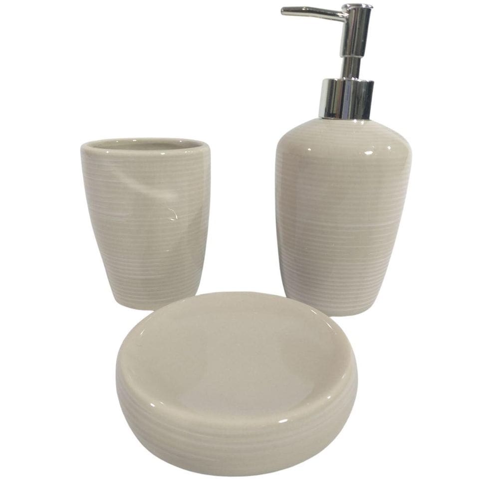 Kit Banheiro Lux 3 Peças