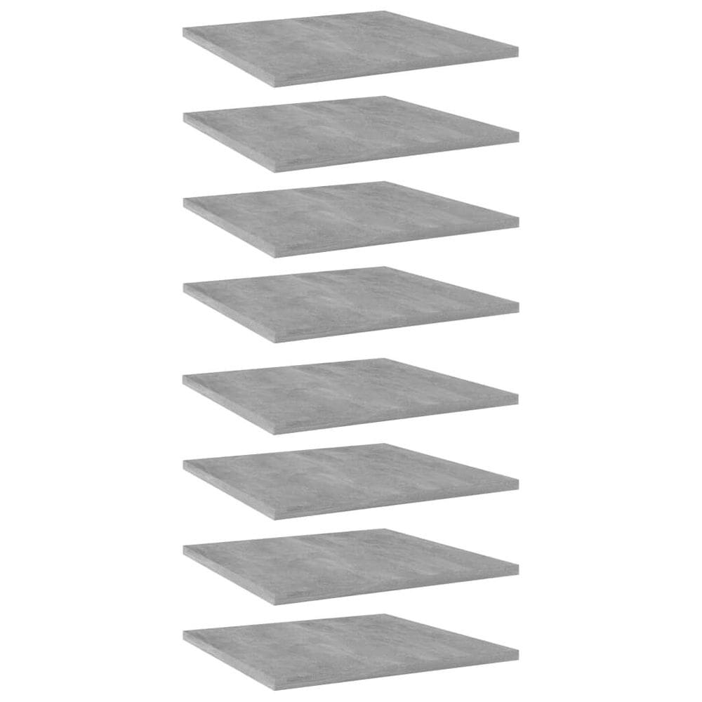Conjunto de 8 tábuas de estante VidaXL Engineered Wood (40x40x1.5cm)