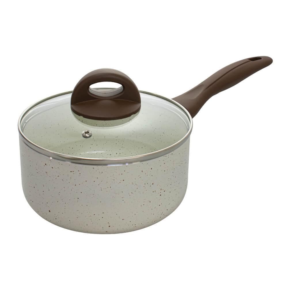 Panela Antiaderente Cerâmica Vanilla 16Cm Brinox