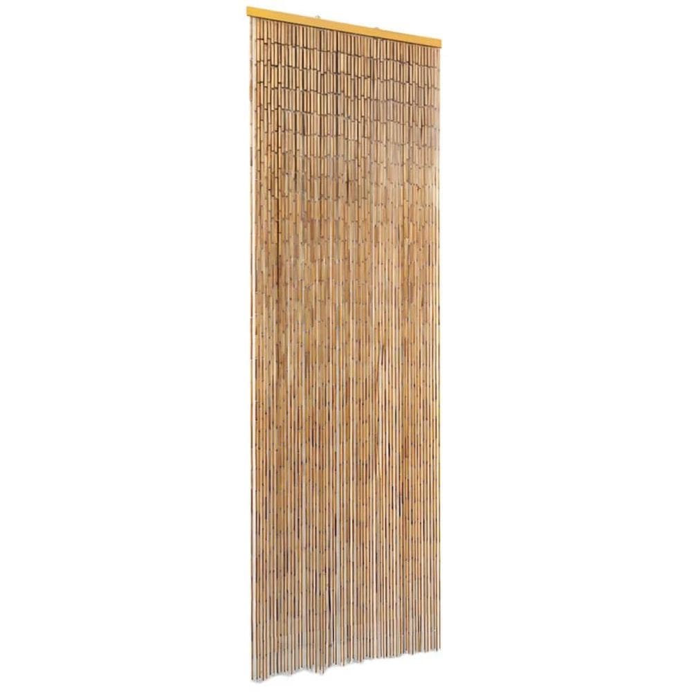 Cortina de porta para insetos de bambu VidaXL 56x185cm Anti Mosquito