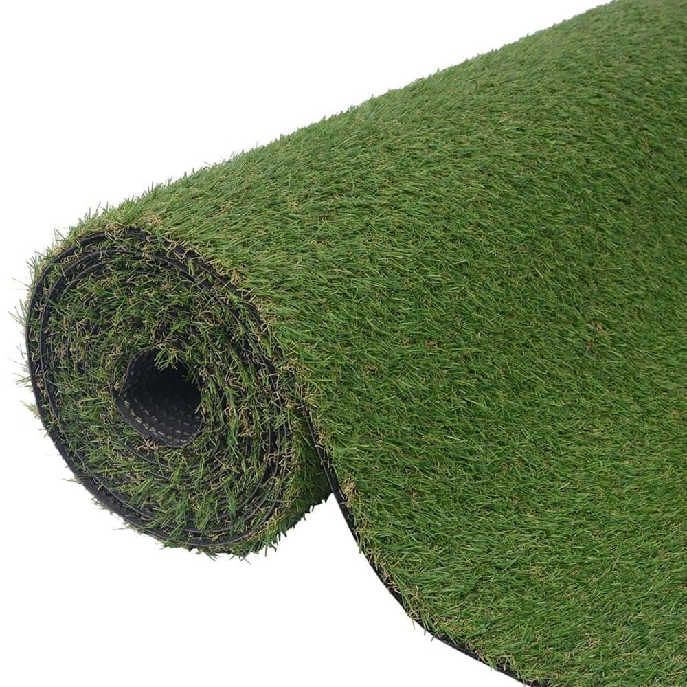 Grama artificial 1,3 m x 5 m 20 mm de altura da pilha verde