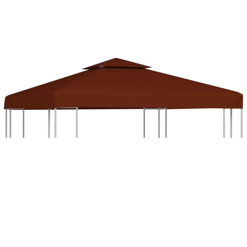Capa superior para gazebo VidaXL de poliéster durável com revestimento de PVC de 260 g/m²