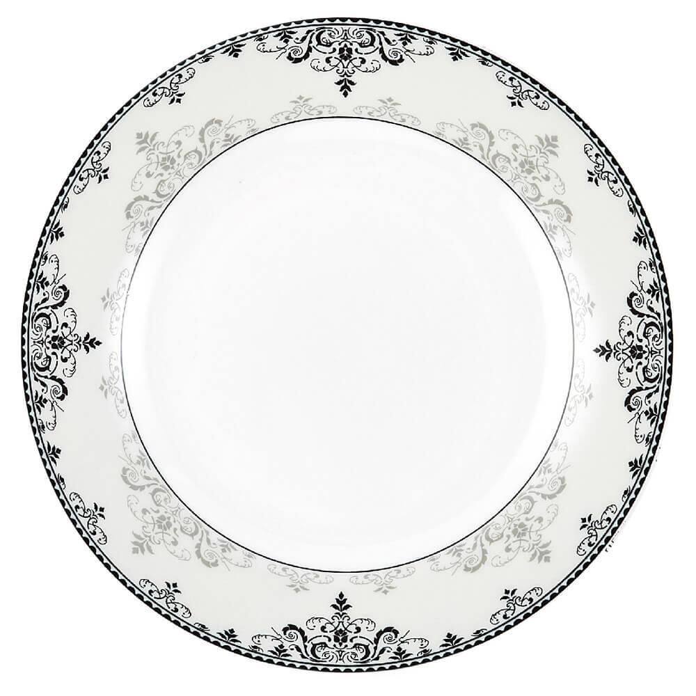 Prato Fundo Porcelana Liliana 20,4Cm 1 Peça Hauskraft