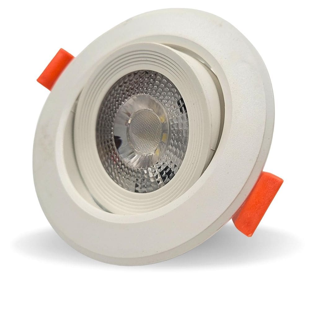 Spot Dicroica Redondo Direcionável Led Smd 3W Frio  6500K