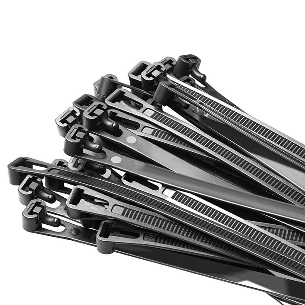 Abraçadeira Cinta Plastica Reutilizavel 7,6 X 150Mm 50 Pçs