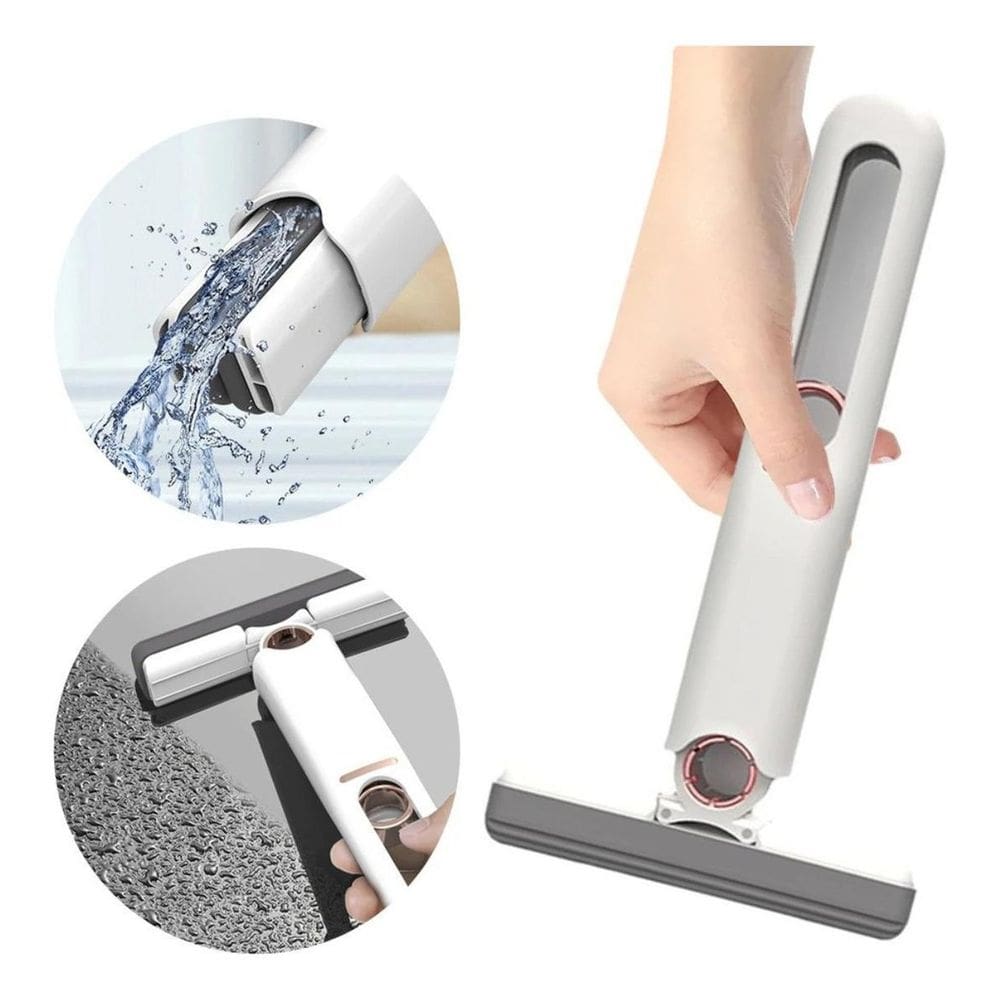 Mini Mop Portátil Rodo Pia Mesa Vidro Limpeza Eficiente