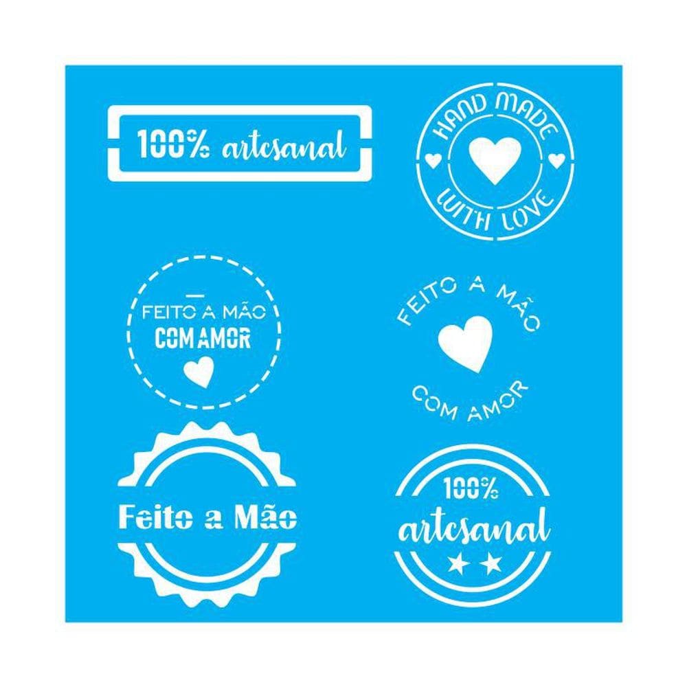 Stencil Tamako Carimbos - 30X30Cm - Ref 9689