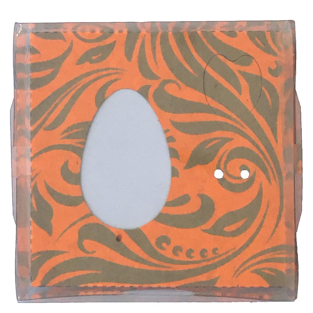 Caixa Ovo De Colher 50G Kraft Laranja