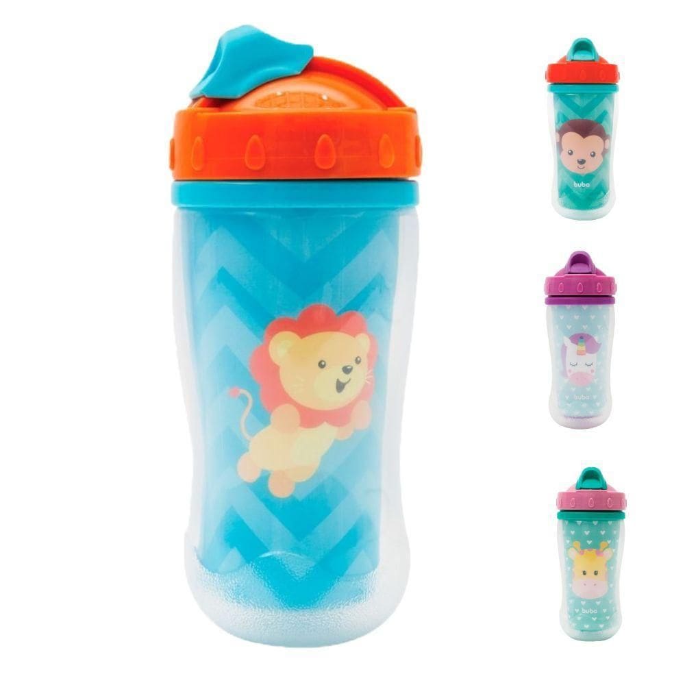 Copo Transição Garrafinha Bebe Infantil Buba Parede Dupla