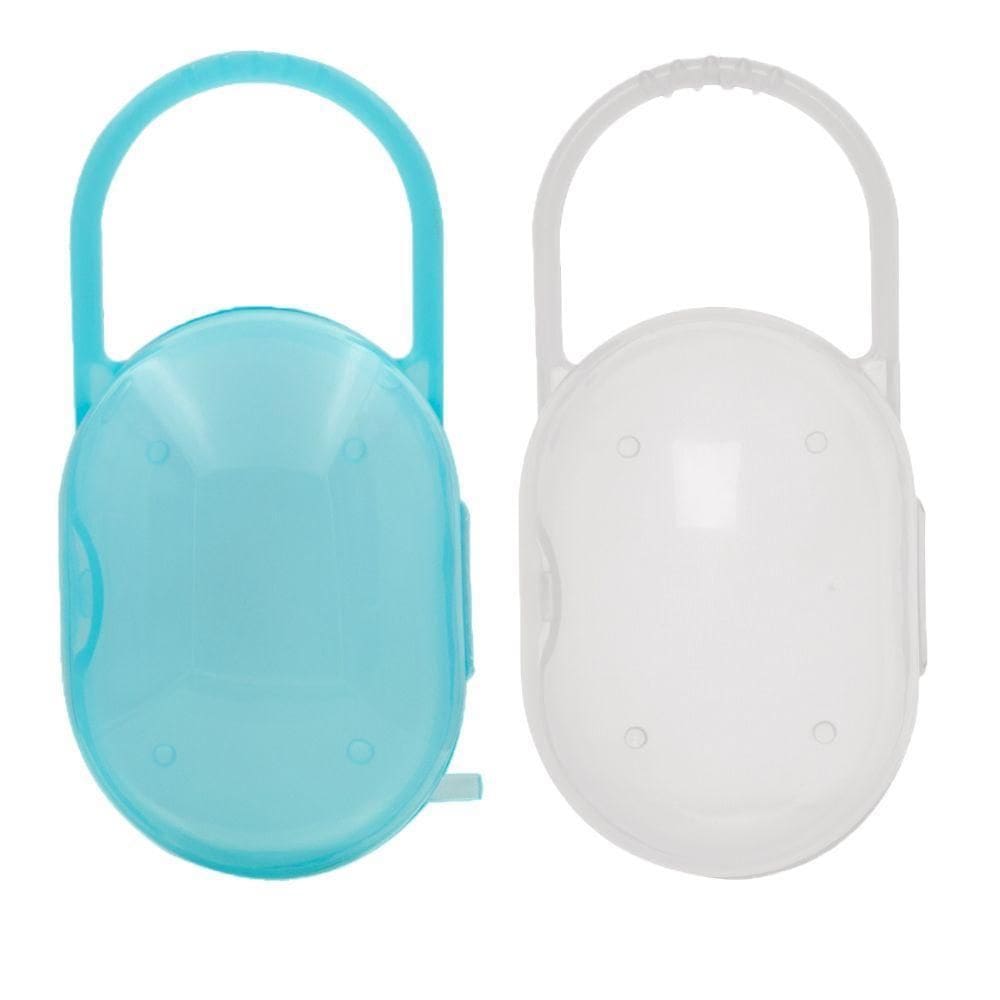 Kit 2 Porta Chupetas Protetor Guarda Bico Infantil Buba Alça