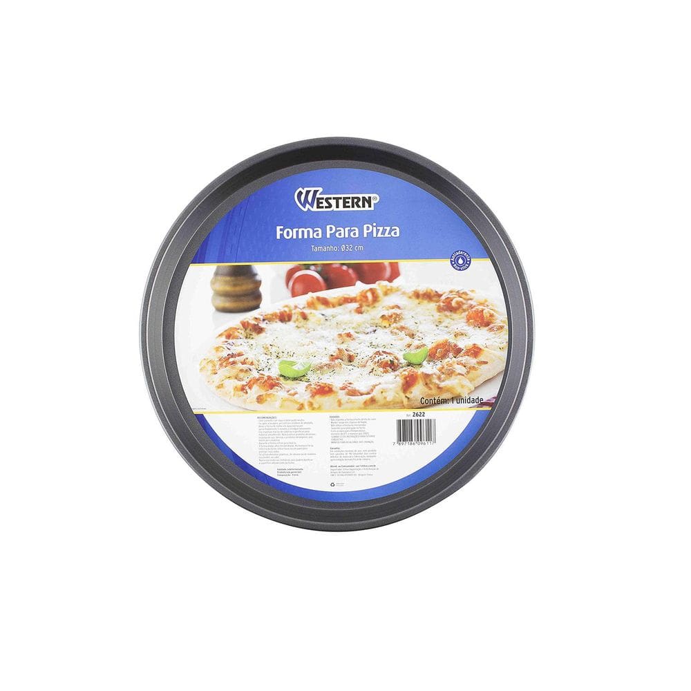 Forma Pizza 32Cm Western Grafite