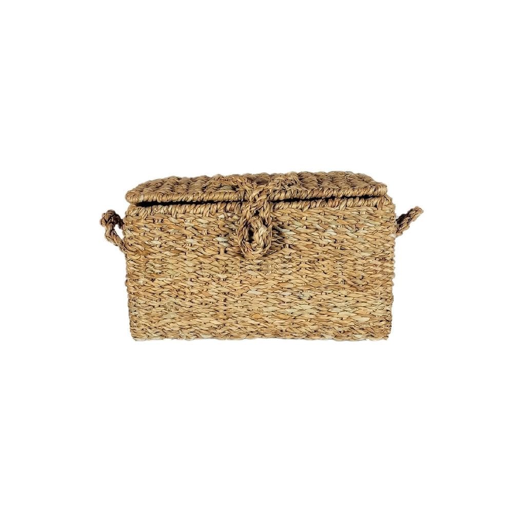 Cesto Baú De Seagrass Com Alças Tauane - Jolitex