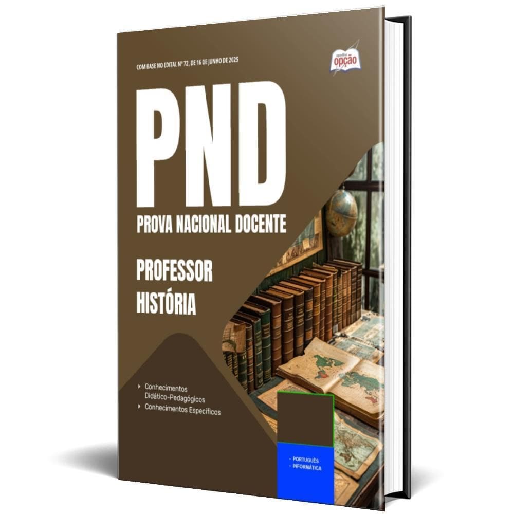 Apostila Pnd Cnu Professores 2025 Professor História