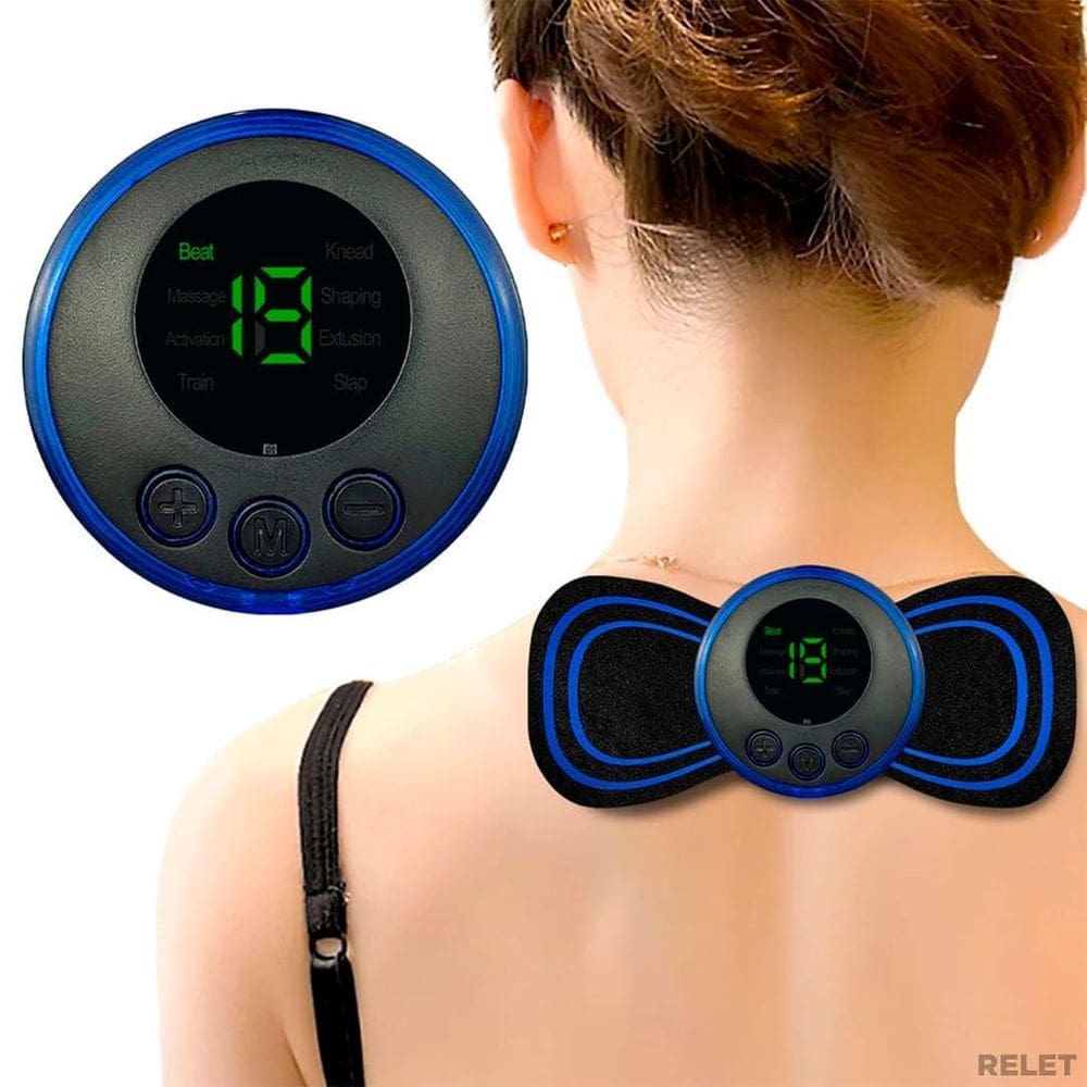 Massageador Pequeno Portátil Dor Coluna Pescoço Recarregável