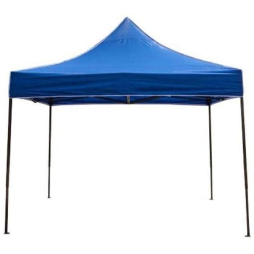 Gazebo Dobrável Impermeável Tenda Poliéster Metal 3X3 - Azul