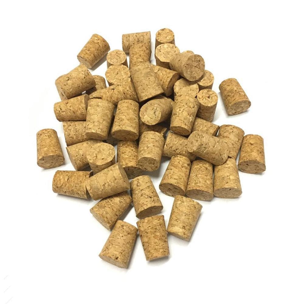 50 Rolhas Cortiça 27X20X17Mm Para Garrafa De Vidro