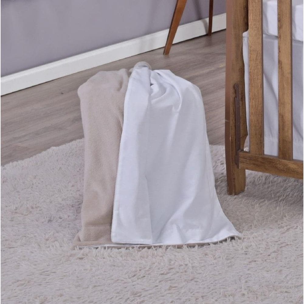 Manta Baby Cobertor Bebe Dupla Face Menino Menina 1,15 X