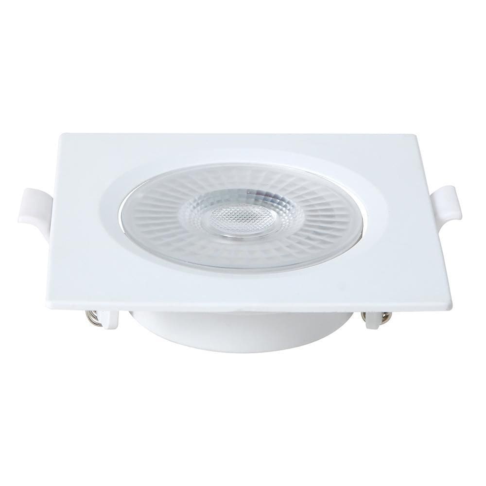 Spot Embutido Quadrado Abs+Pc Led 4100K Blumenau - Branco