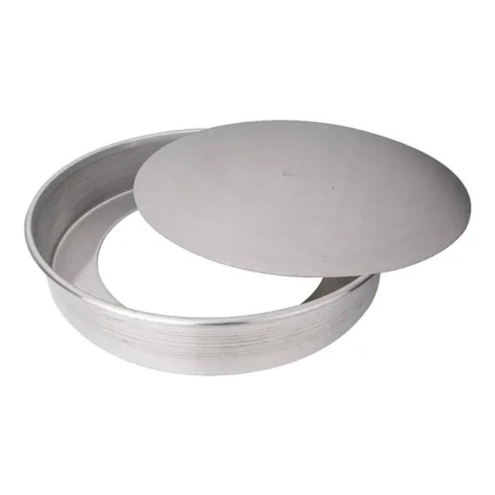 Forma Bolo/Torta/Doces Redonda Fundo Falso N°26 X 8 Alumínio