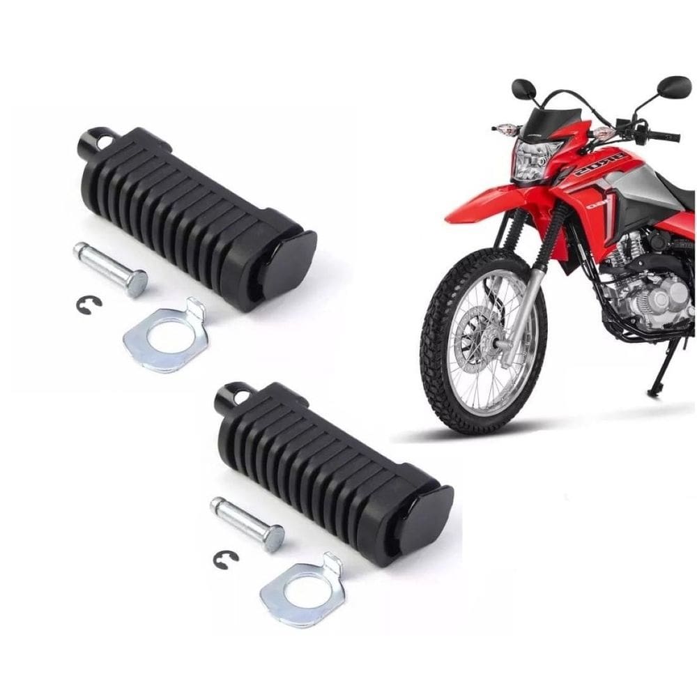Par Pedaleiras Traseira Nxr Bros 125 150 160 Xre 300