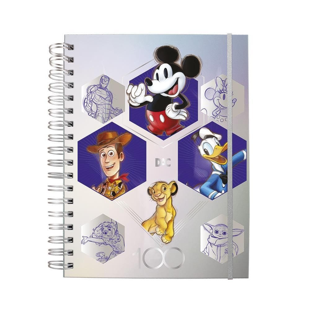 Caderno Smart Colegial Disney 100 Especial 80 Folhas Dac