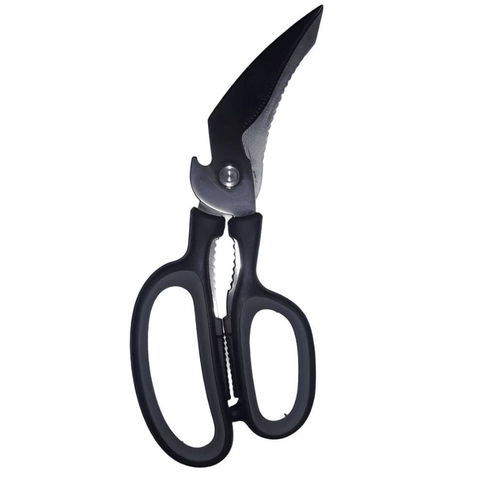 Tesoura Multi Função Para Cortar Frango Carnes Aves Assados em Metal 24,5cm