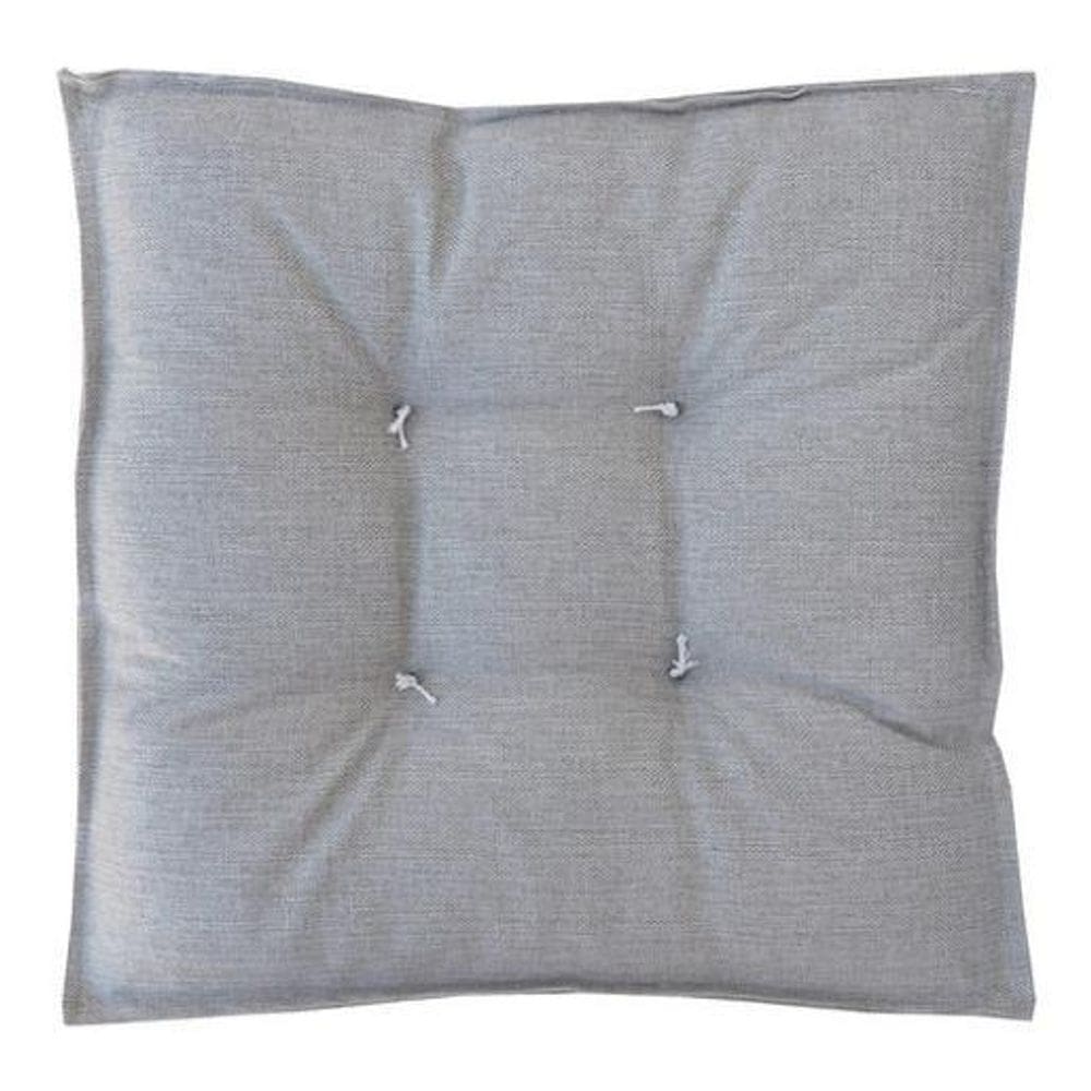 Almofada Futon Twist Liso 45X45Cm Alta Sofisticação - Cinza