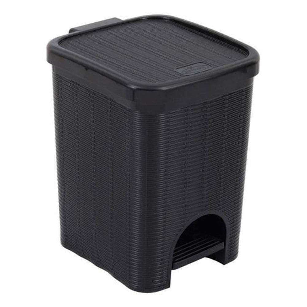 Lixeira De Plástico Multiuso - 12 Litros - Nitron - Preto