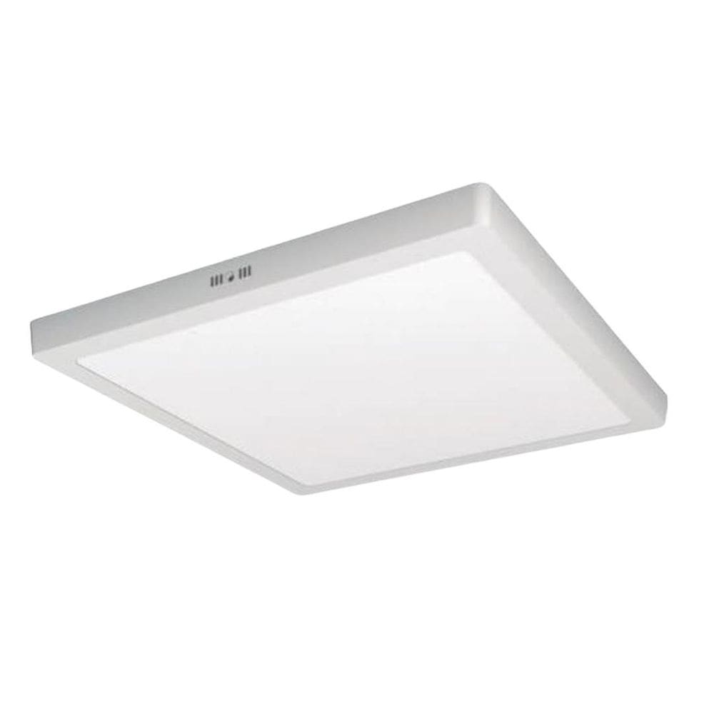 Painel Plafon Led 24W Quadrado Sobrepor Branco Luminária