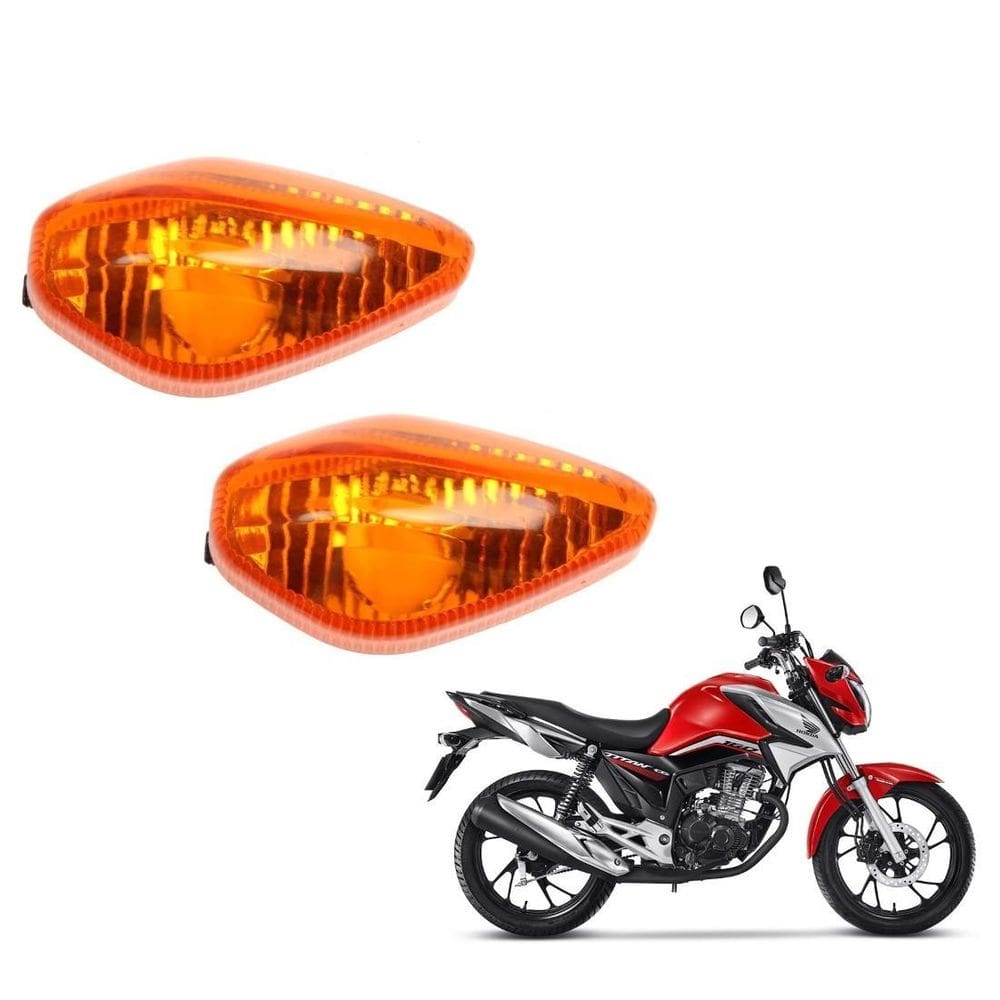 Par Lente Pisca Laranja Cg Titan Fan 125 150 160 2014 A 2022