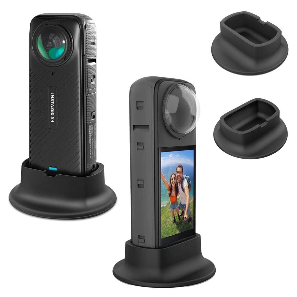 Suporte Estabilizador Emborrachado Para Câmera Insta 360 X4
