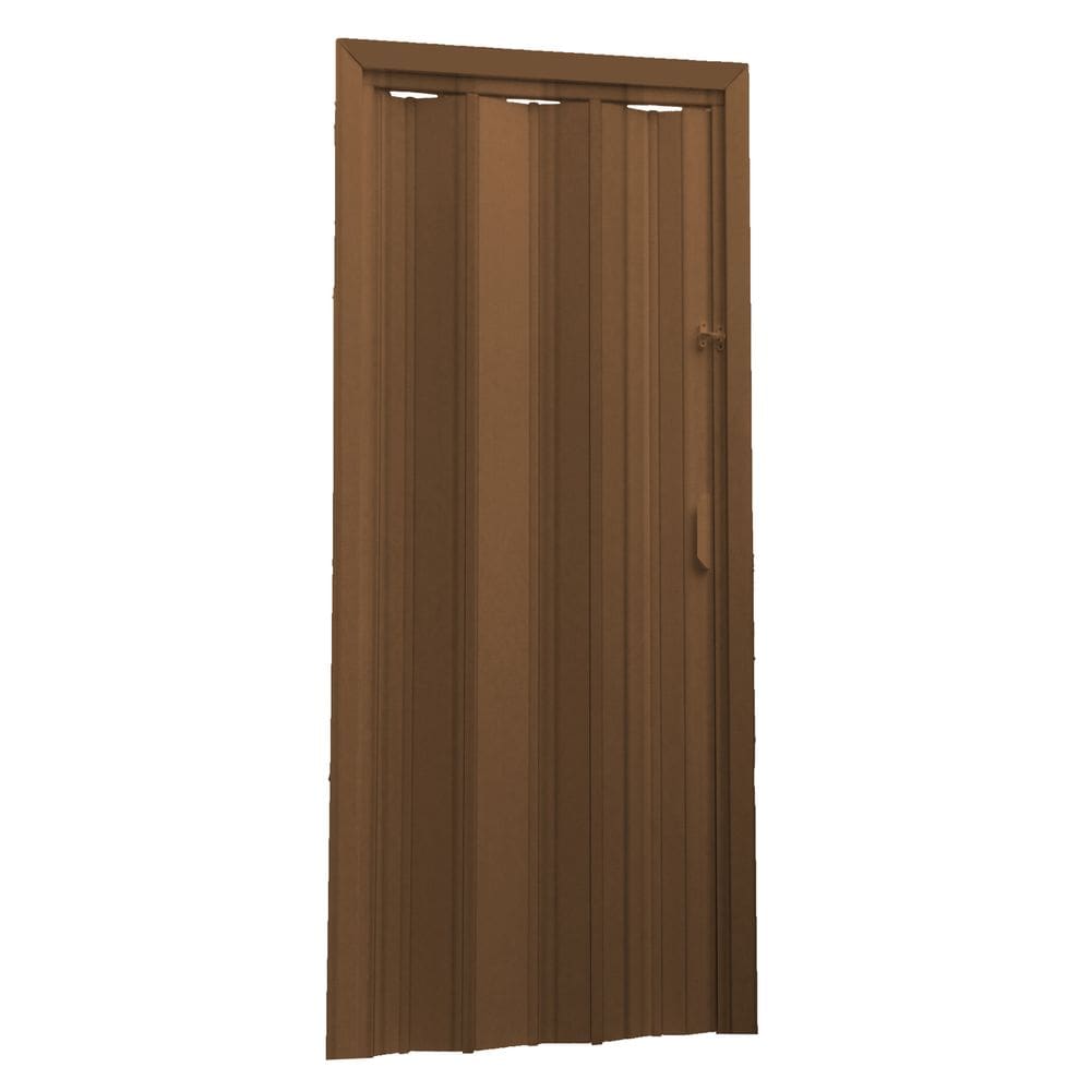 Porta Sanfonada PVC 0,72x2,10 Multilit Mogno