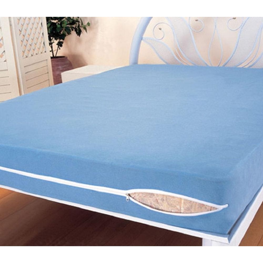 Kit Capa Protetora De Colchão Casal Poliester Zíper 2 Un