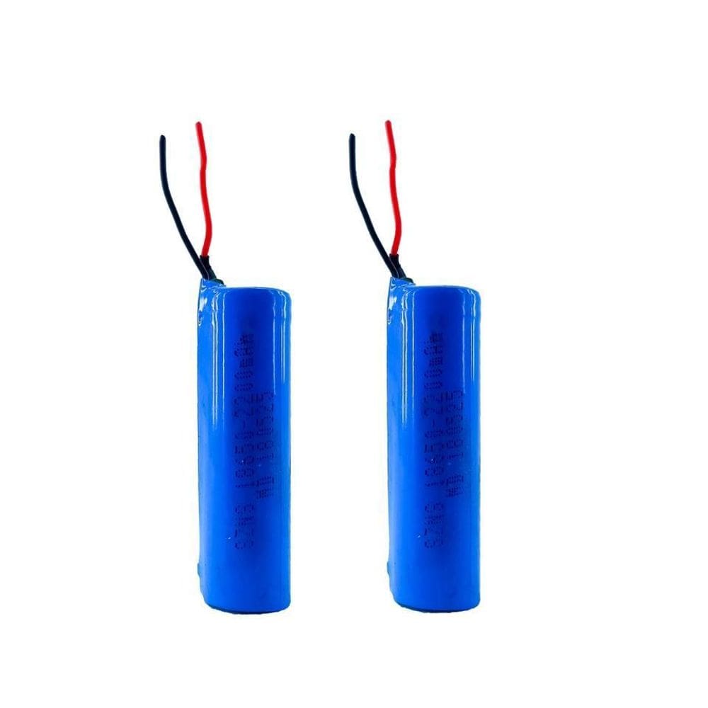 2 Super Baterias 3,7V 18650 2200Mah Com Fio