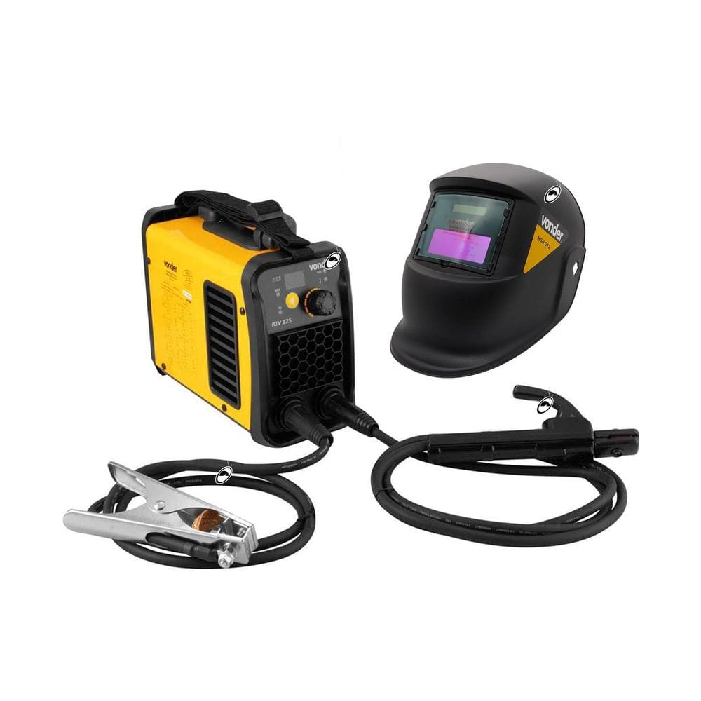 Inversor Solda Eletrodo E Tig Im125 Máscara - Bivolt Vonder