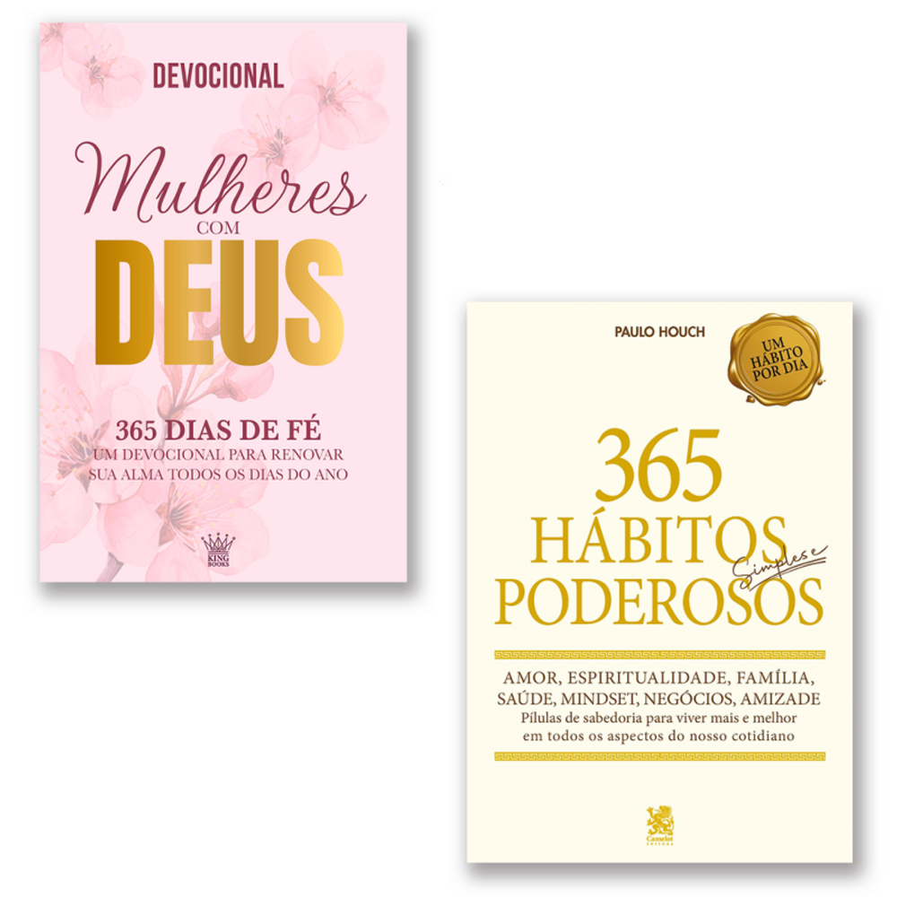 Combo 365 Dias - Kit com 2 Livros Devocionais