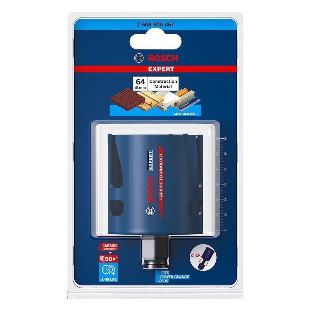 Serra Copo Bosch Expert Construction Material 64 Mm, 2 1/2