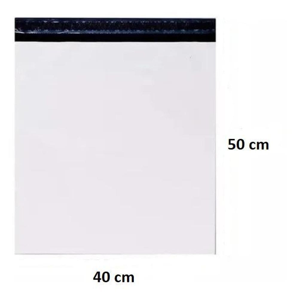 Envelope Plástico Com Lacre Para Embalagens 50X40 100 Uni