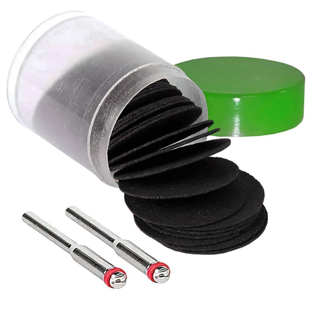 Kit 35 Disco De Corte 24Mm 2 Hastes 3Mm Para Micro Retífica