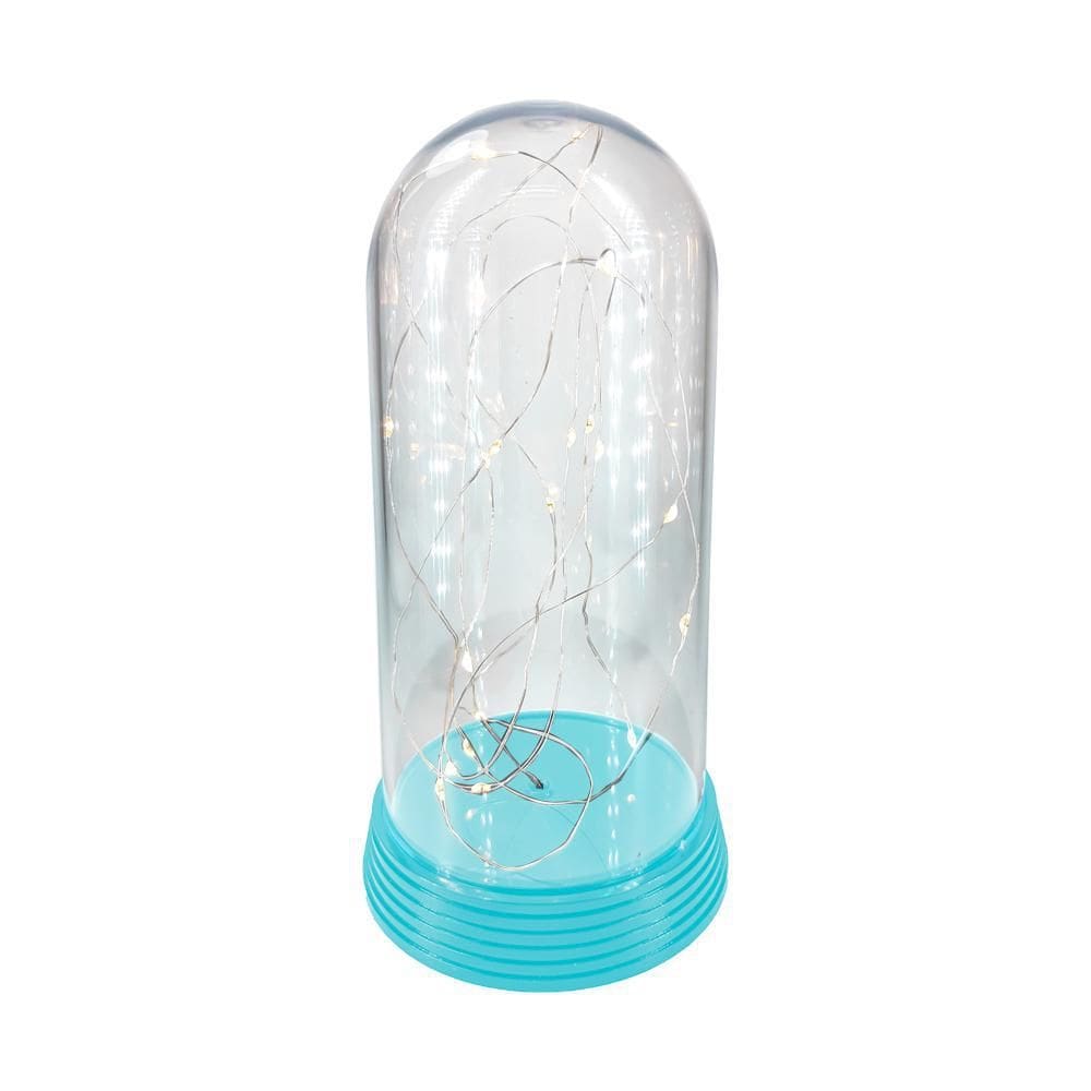 Redoma Abajur Para Mesa De Cabeceira Luzes De Fadas 20 Leds