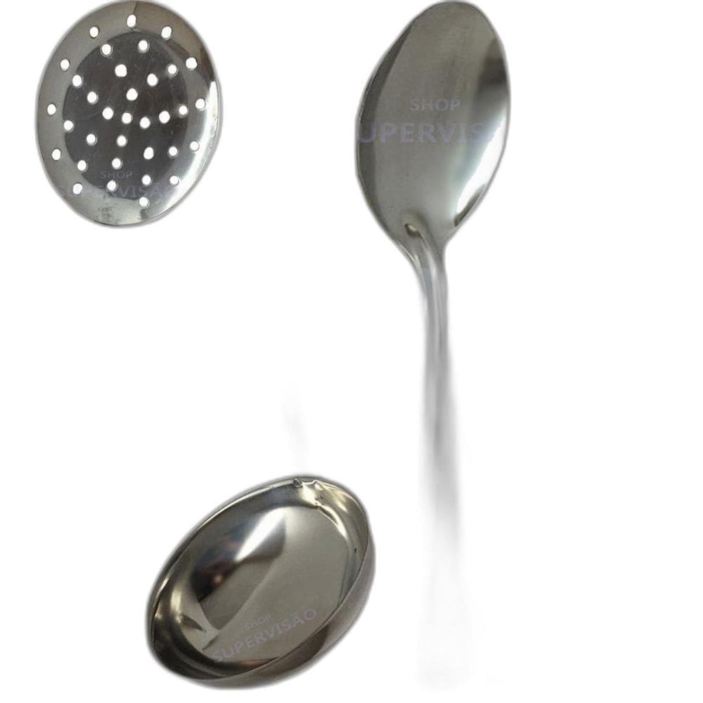 Conjunto Utensilios Cozinha Em Inox 4 Peças 0809 Madefer