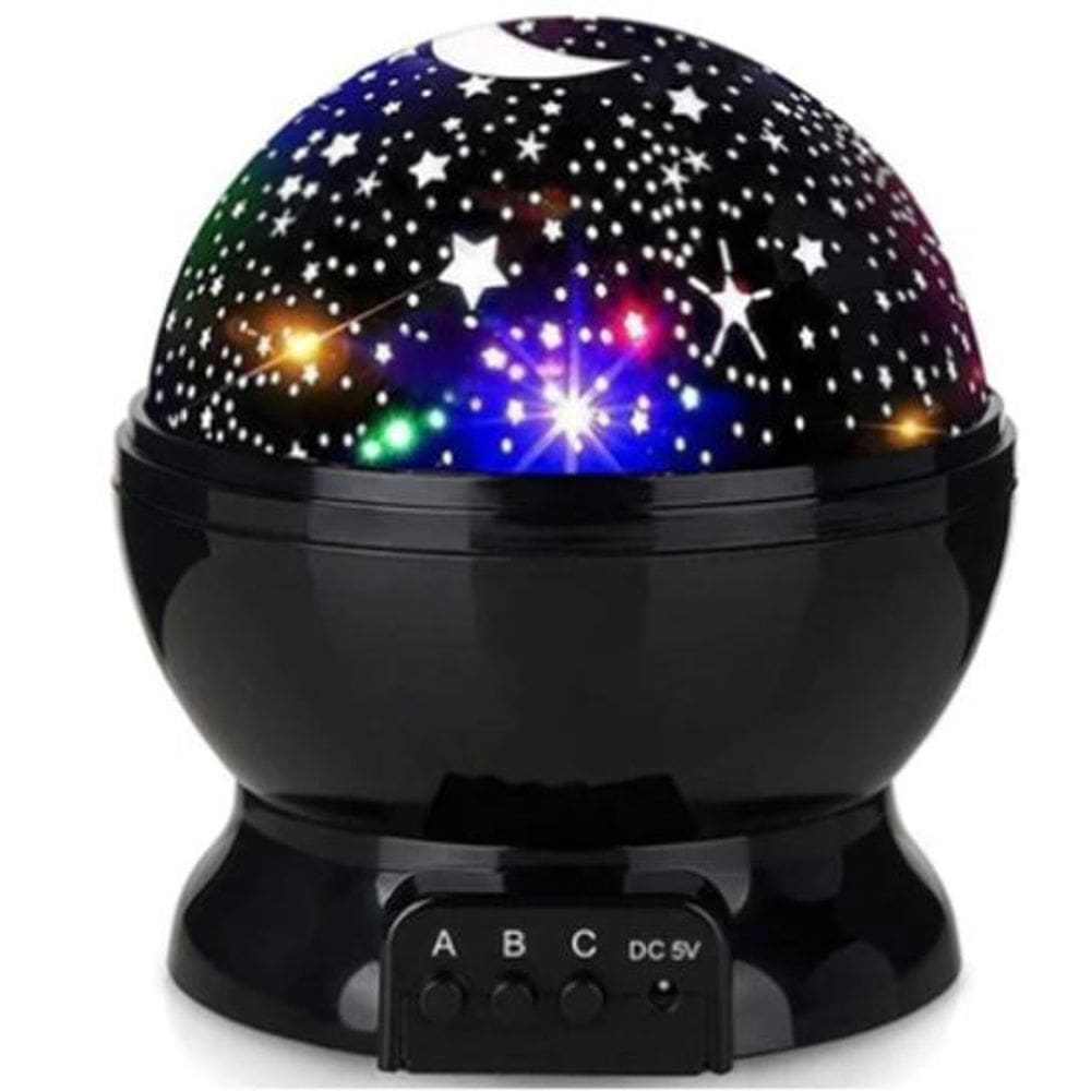 Surpreenda A Luminária Abajur Rotativa Projetor Globo