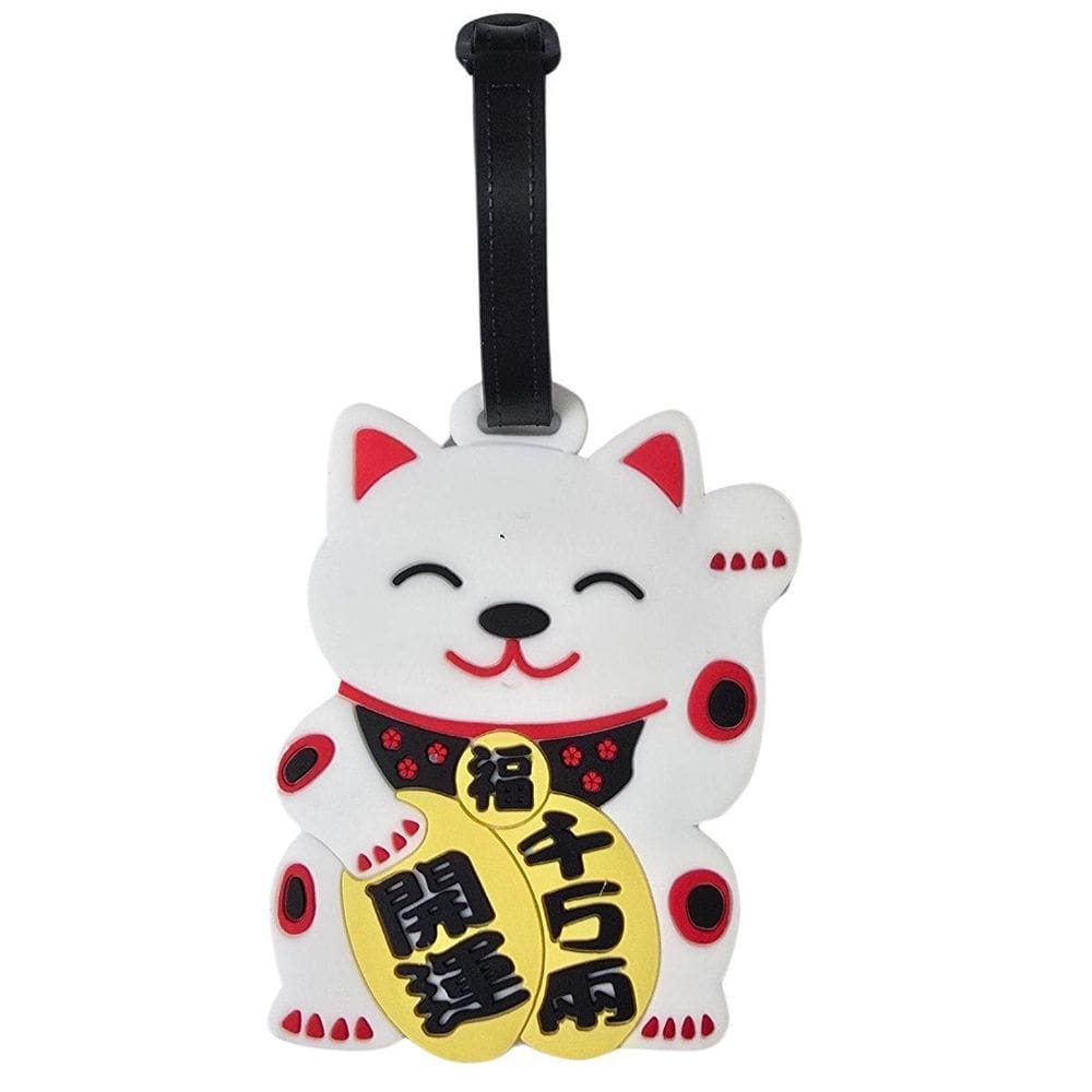 Etiqueta Tag Identificador Bagagem Gato Da Sorte Mala Viagem