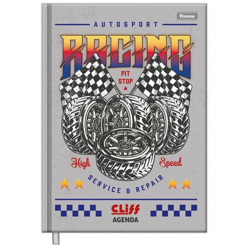 Agenda Diária 2026 Cost 123X166Mm Cliff Corrida Foroni