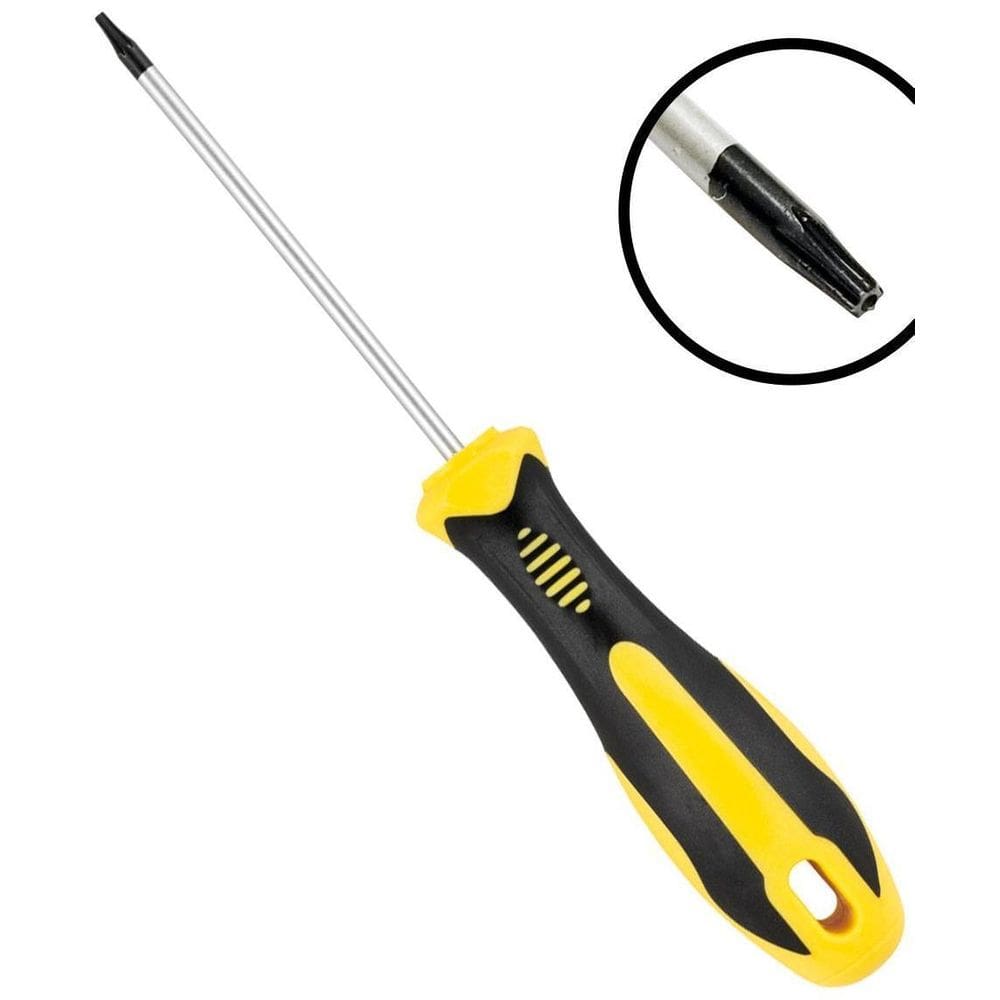 Chave Torx T8 Ponta Imantada Com Furo Para Console Controle