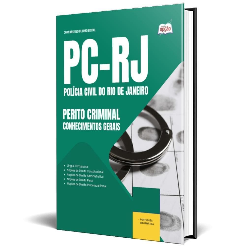 Apostila Pc Rj 2025 - Perito Criminal - Conhecimentos Gerais